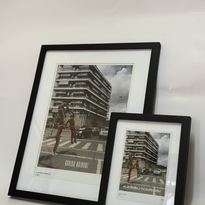 Acrobats Framed Print